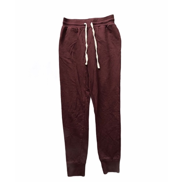 🔴 Forever 21 Burgundy Jogger Style Sweatpants - Picture 2 of 4